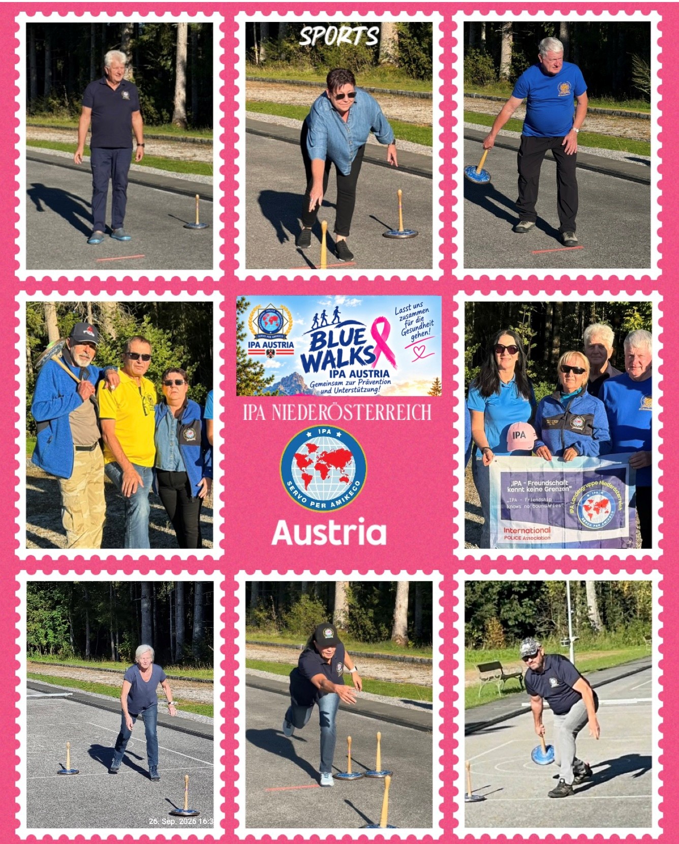 Blue Walks - Pink Cause